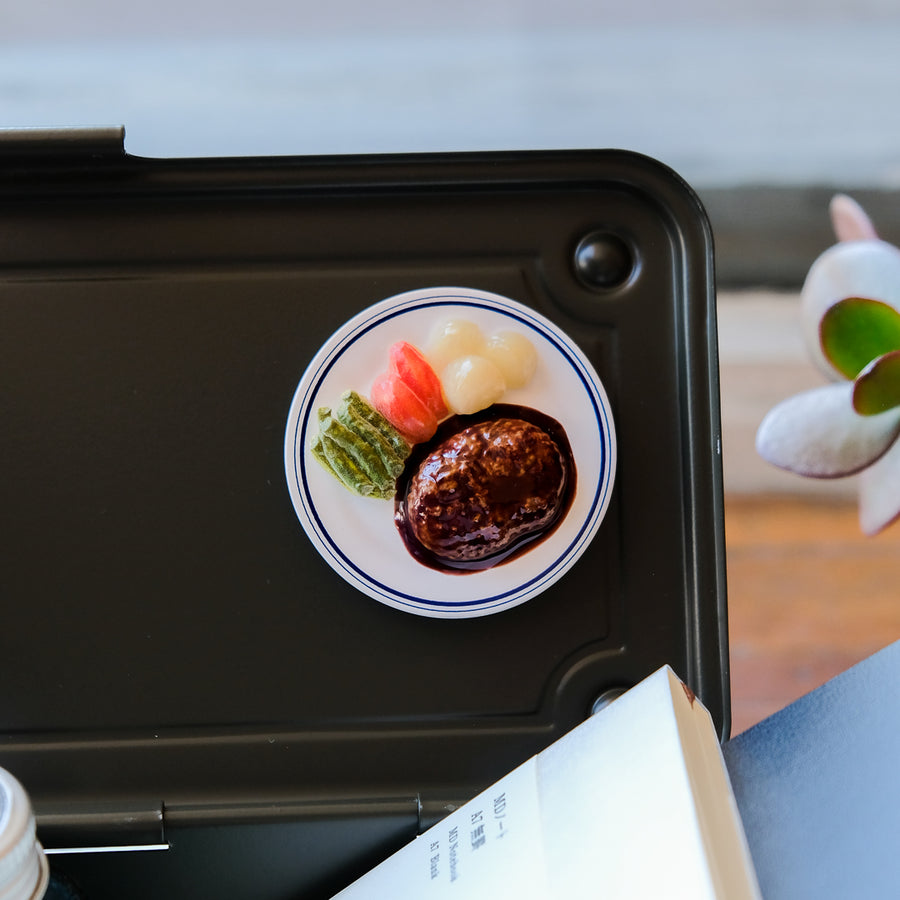 Midori Miniature Magnet 1pc - Hamburg Steak