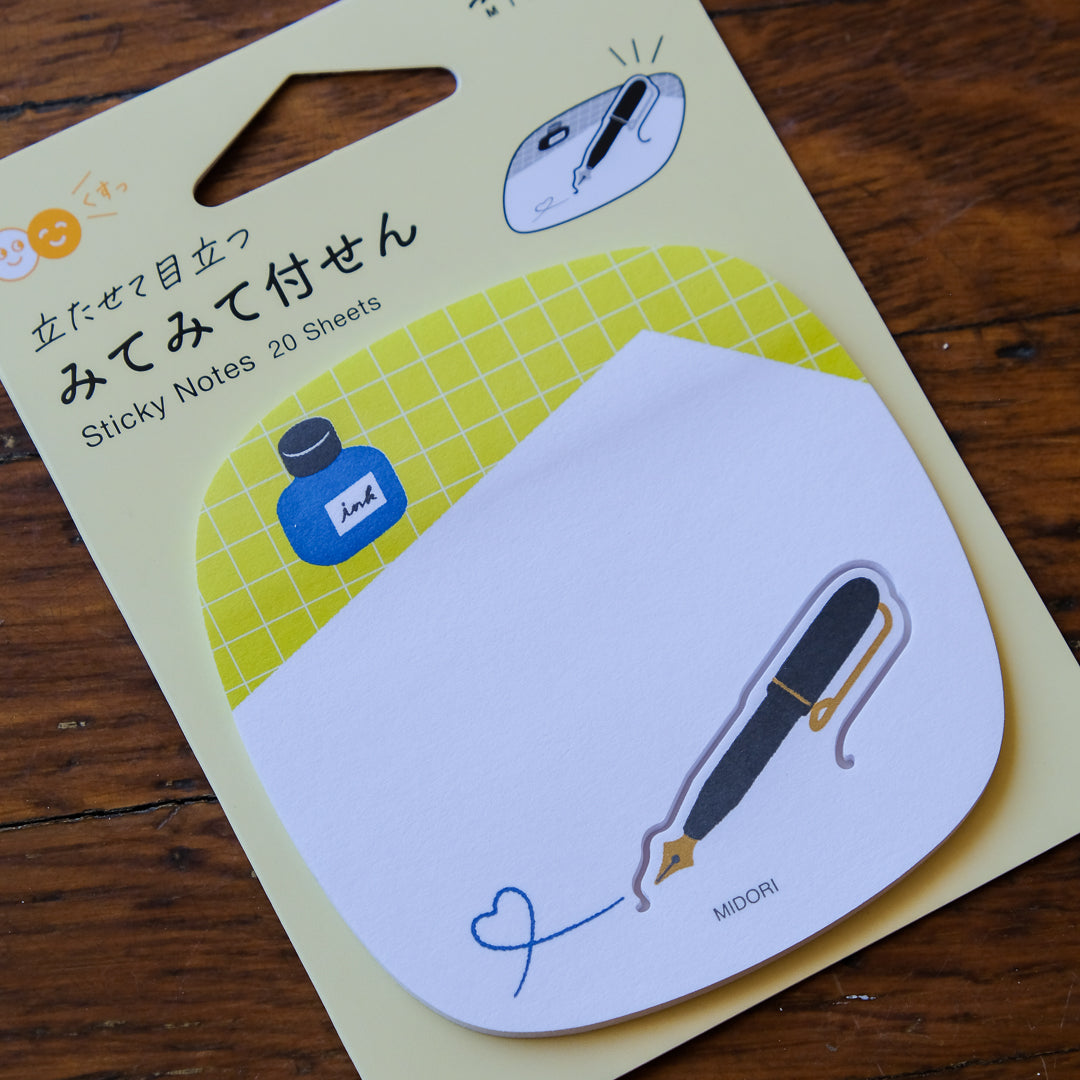Midori Pop-up Sticky Notes - Pen