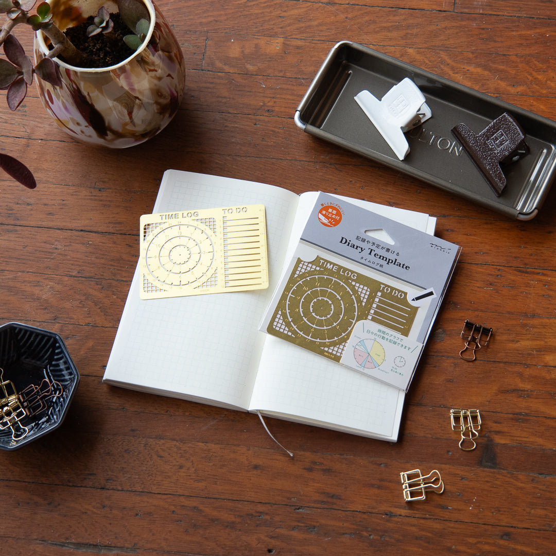 Midori Diary Template Time Log