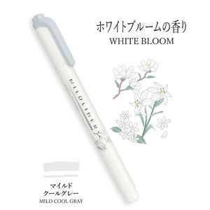 Zebra Mildliner Markers - Fragrance Series - Mild Cool Grey