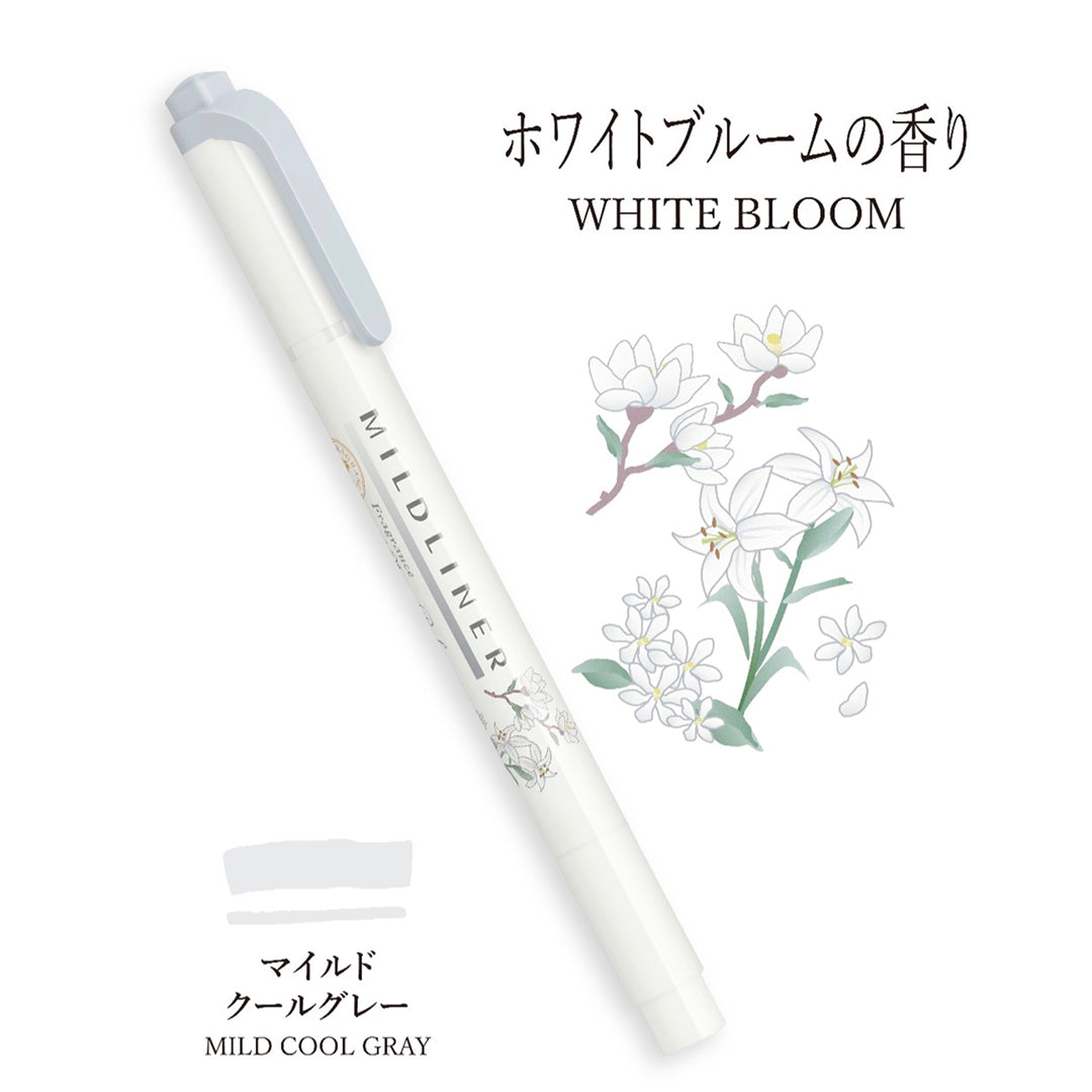 Zebra Mildliner Markers - Fragrance Series - Mild Cool Grey