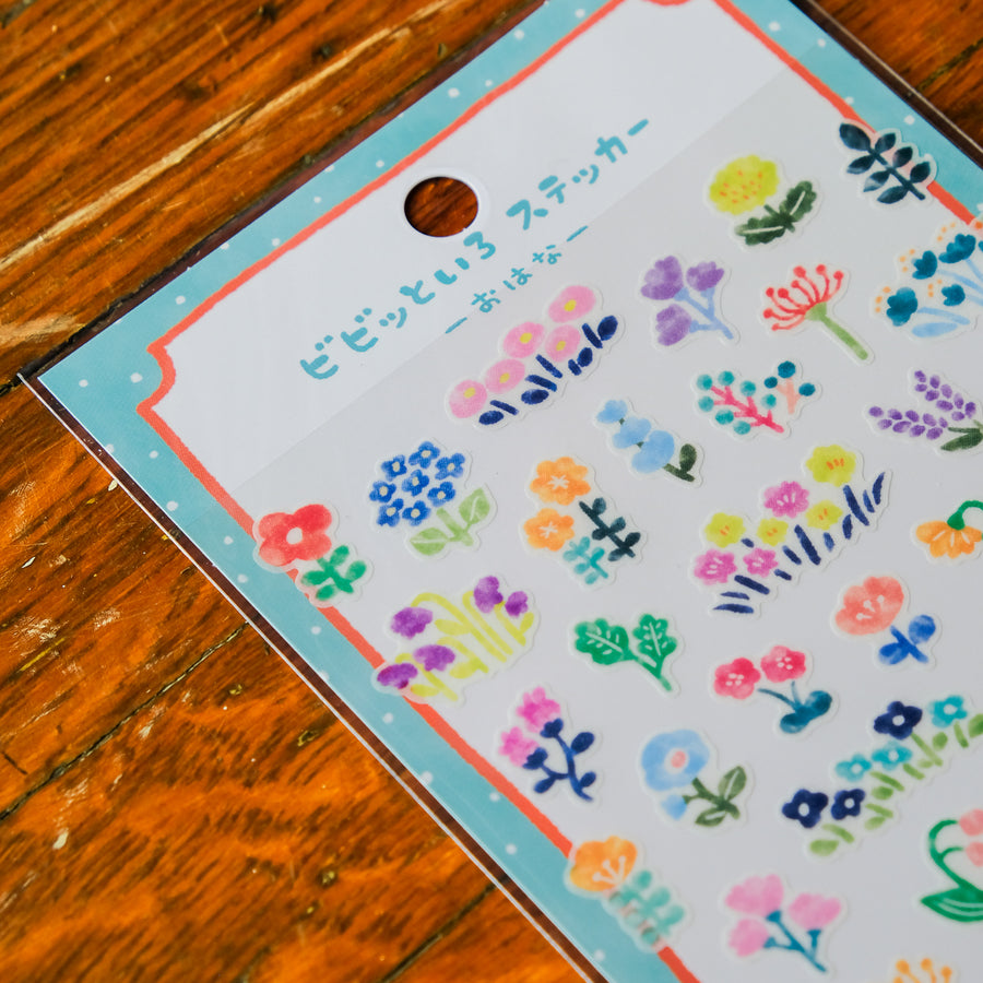 Mind Wave Vivid Color Sticker Sheet - 82724 Flowers
