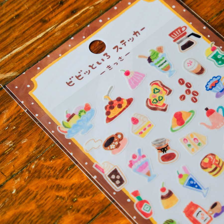 Mind Wave Vivid Color Sticker Sheet - 82725 Cafe