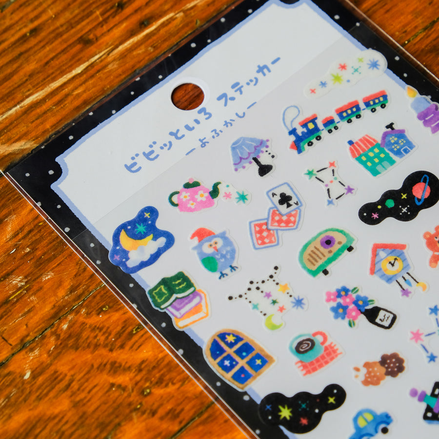 Mind Wave Vivid Color Sticker Sheet - 82729 Late Night