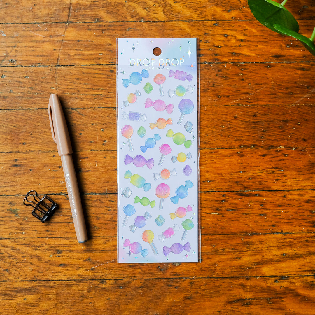 Mind Wave Drop Drop Seal Sticker Sheet - Candy 82638