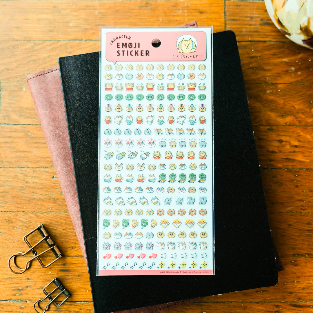 Mind Wave Gorogoro - 81169 Nyansuke Character Emoji Sticker Sheet
