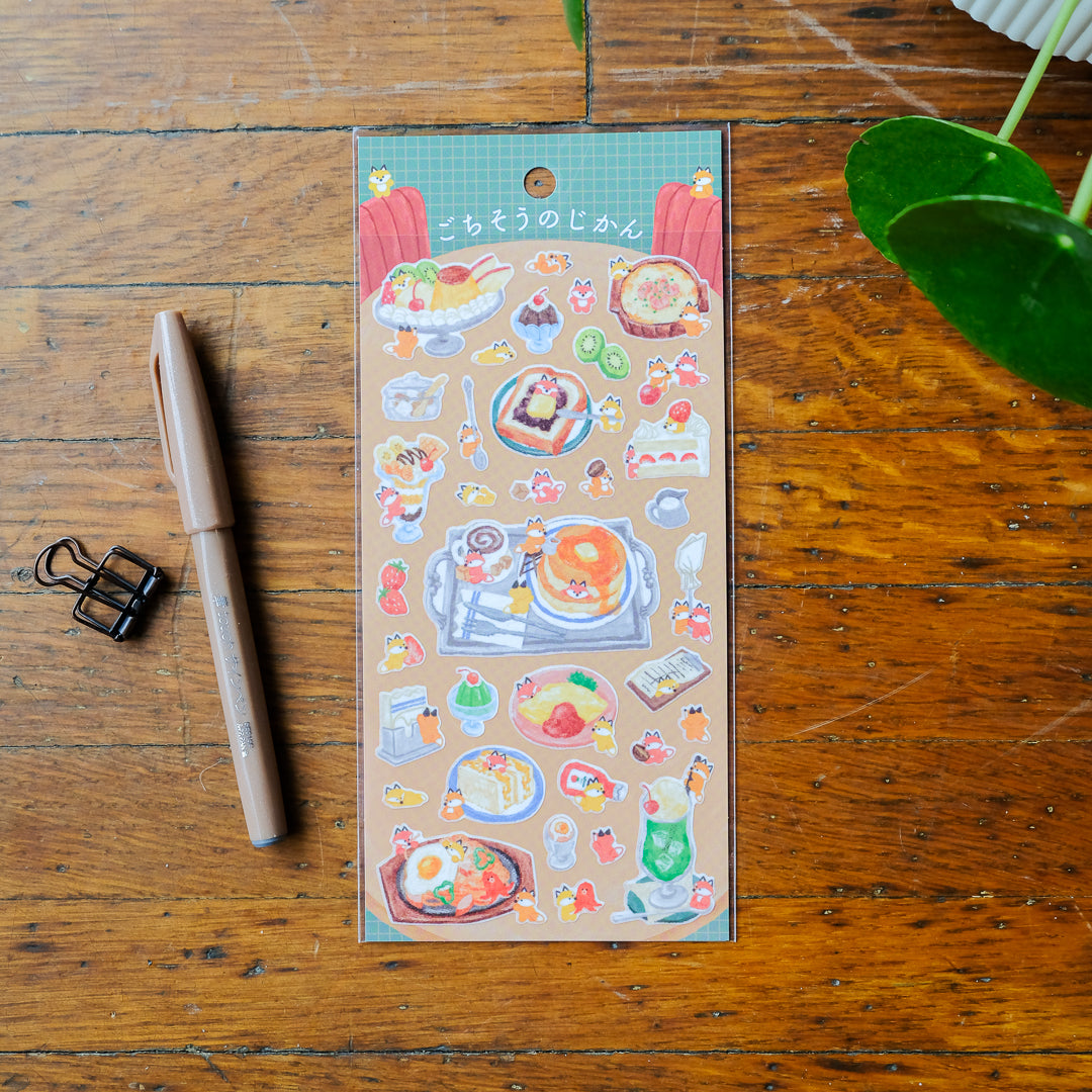 Mind Wave Mealtime Sticker Sheet - 82928 Coffee Shop