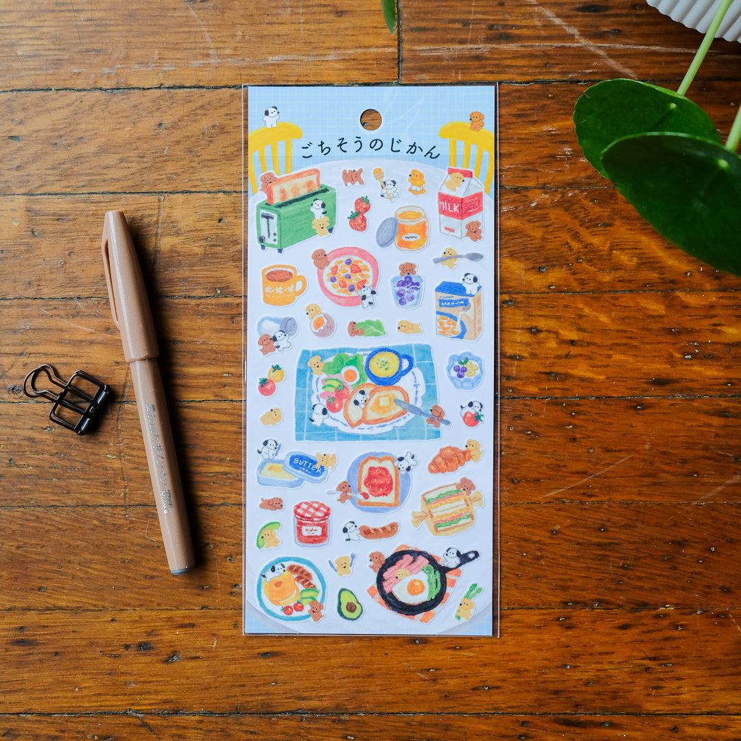 Mind Wave Mealtime Sticker Sheet - 82926 Breakfast