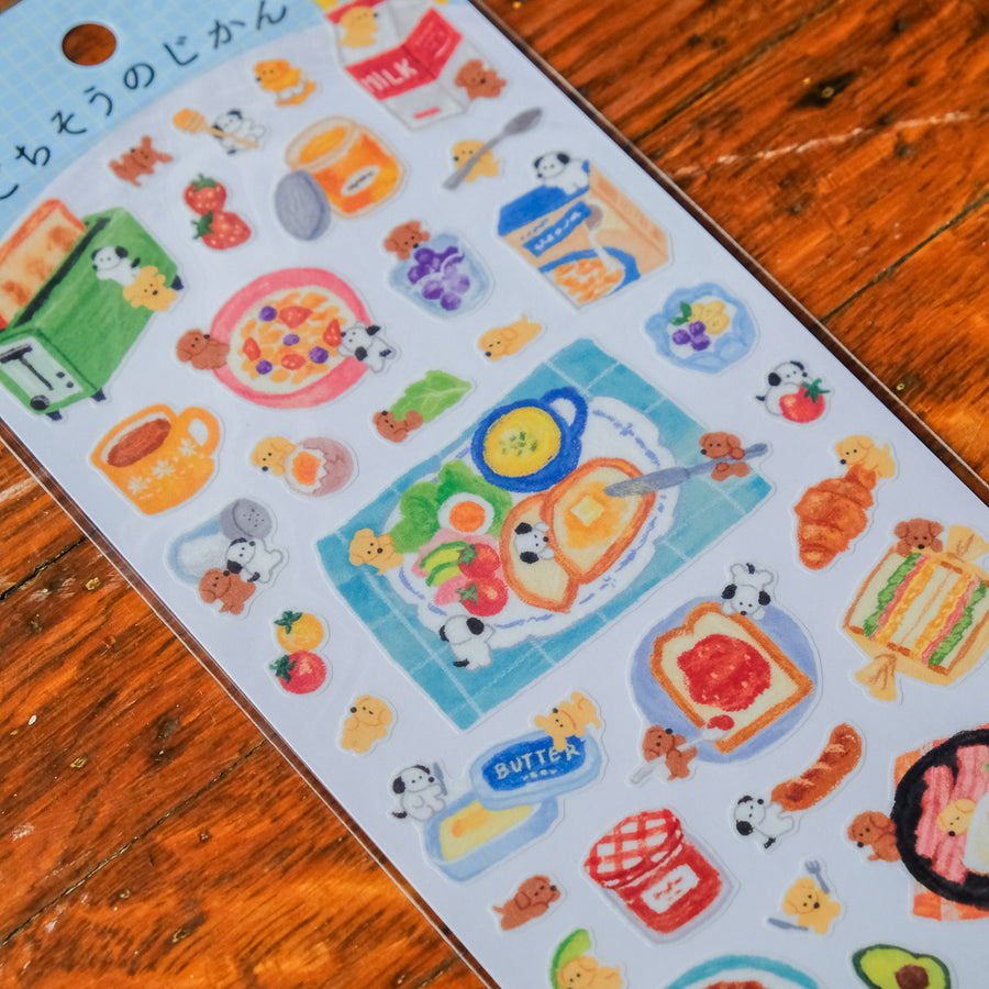 Mind Wave Mealtime Sticker Sheet - 82926 Breakfast