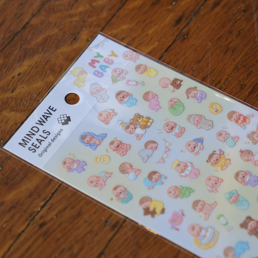 Mind Wave Originals Sticker Sheet - 82770 Seal My Baby