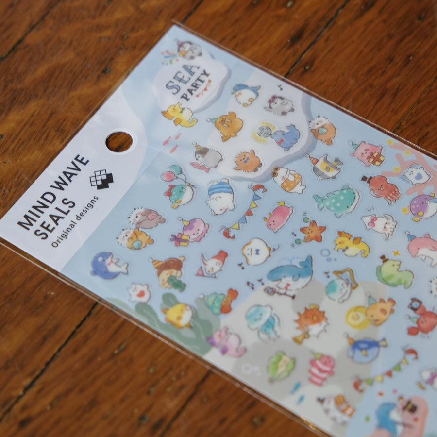 Mind Wave Sticker Sheet - 82055 Sea Party