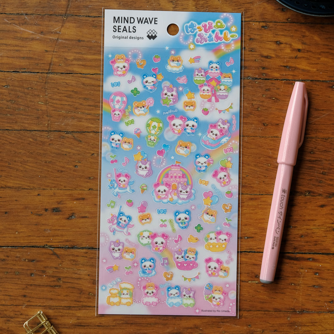 Mind Wave Originals Sticker Sheet - 82771 Happy Fancy