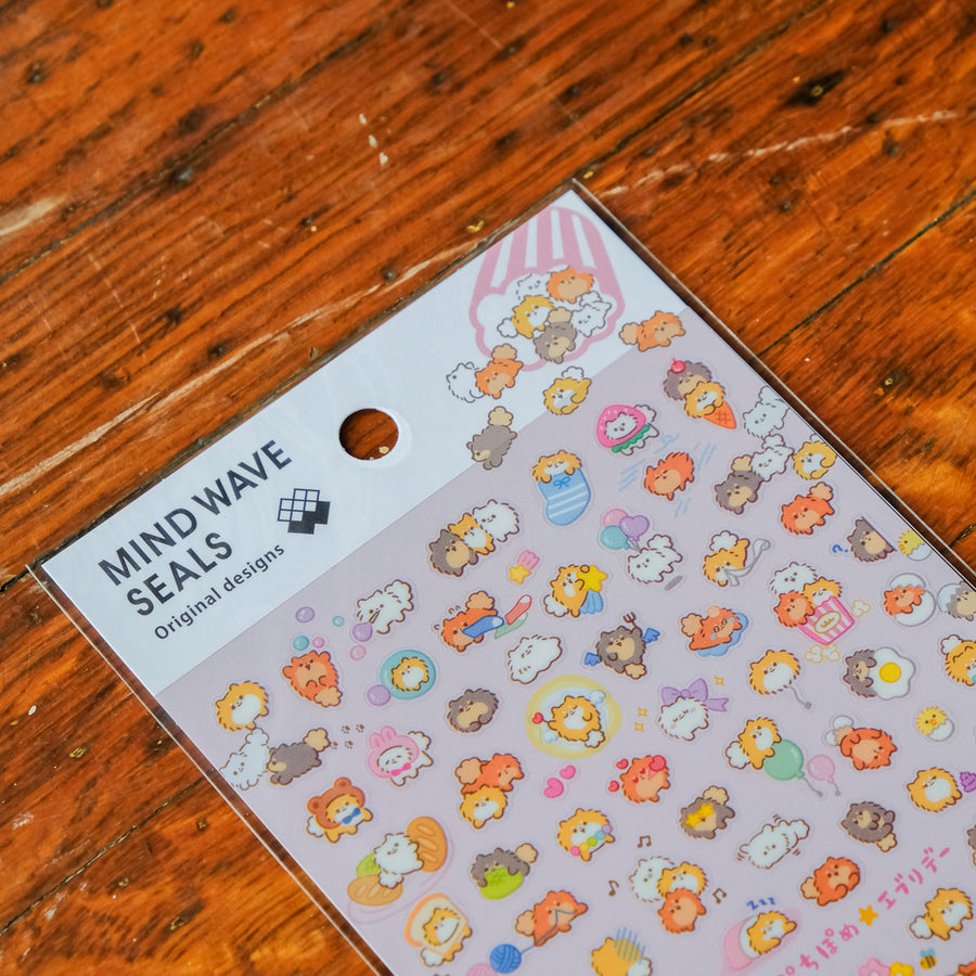 Mind Wave Seals Sticker Sheet - 82768 Petit Pome Everyday