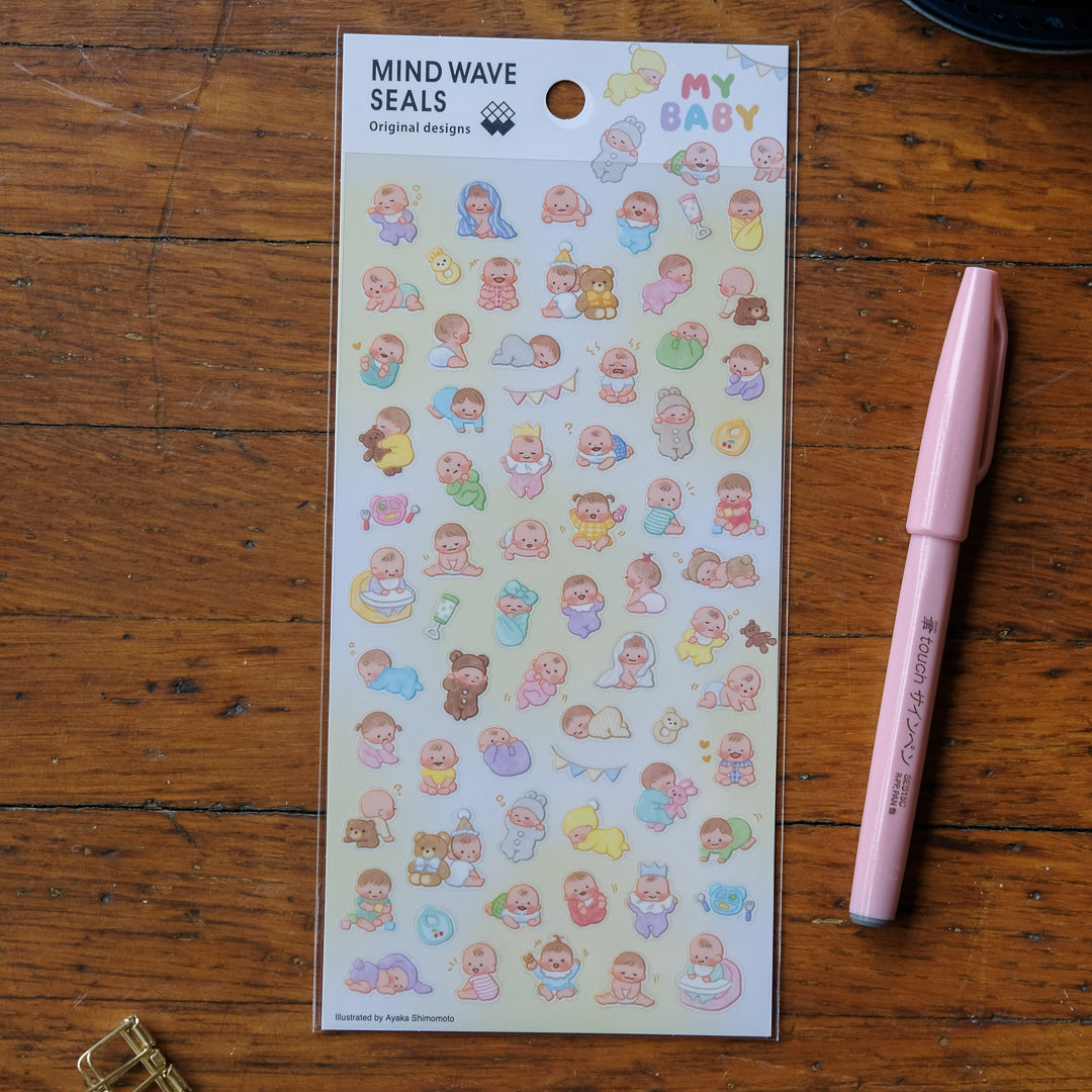 Mind Wave Originals Sticker Sheet - 82770 Seal My Baby