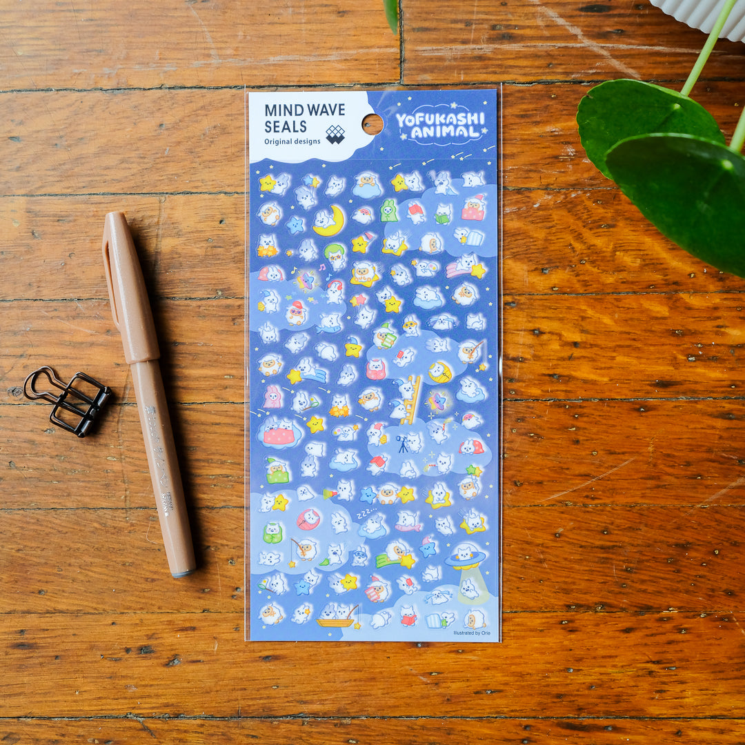 Mind Wave Seals Sticker Sheet - 82769 Night Owl