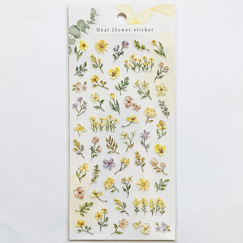 Mind Wave Neat Flower Sticker - Yellow 81847