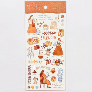 Mind Wave Play & Ink Sticker - A Moment At The Cafe 81855