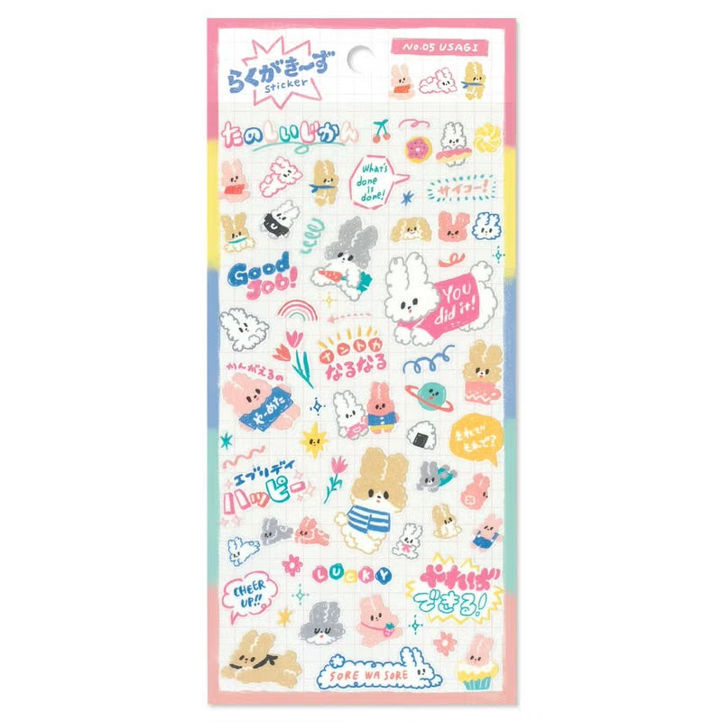 Mind Wave Graffiti Sticker Sheet - 82765 Usagi