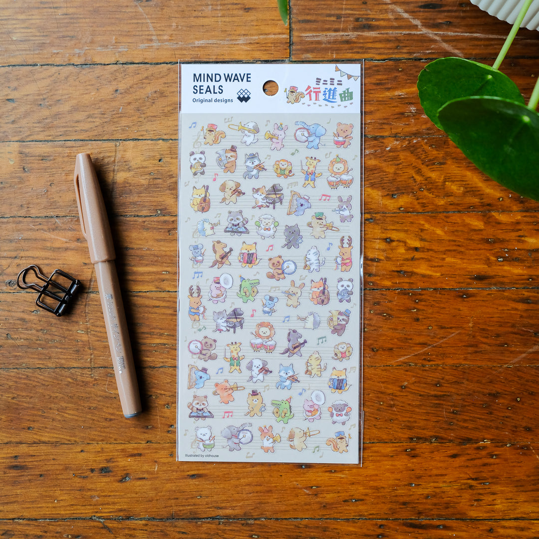Mind Wave Seals Sticker Sheet - 82368 Mini Mini March
