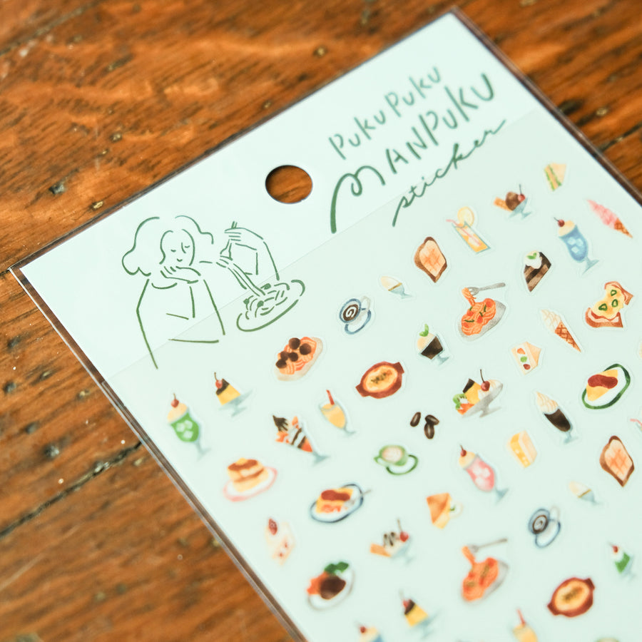 Mind Wave Pukupuku Manpuku Sticker - 82315 Snacks