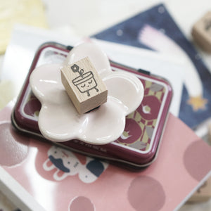 PRE ORDER: Black Milk Project Mini Rubber Stamp - Flower Pot BMP290