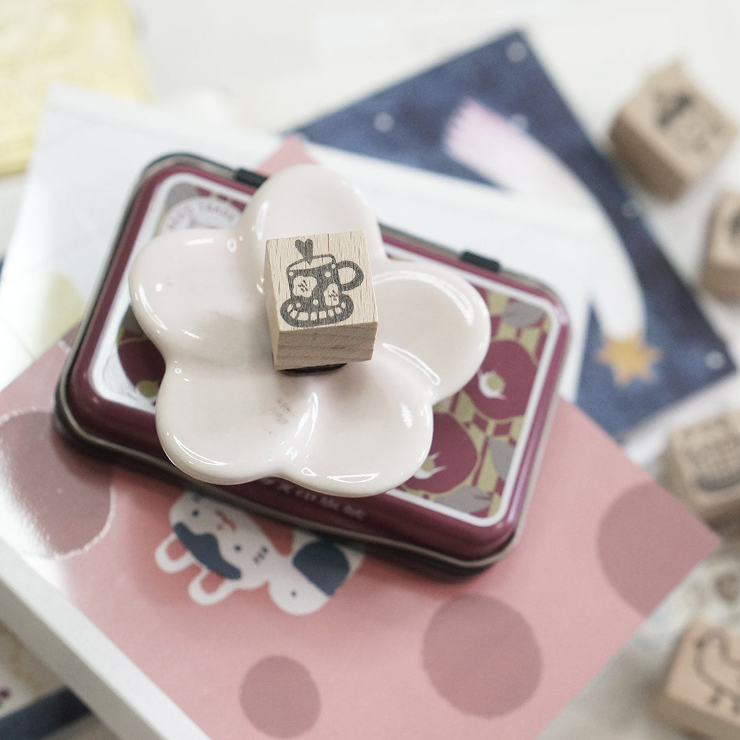 PRE ORDER: Black Milk Project Mini Rubber Stamp - Tea Cup BMP289