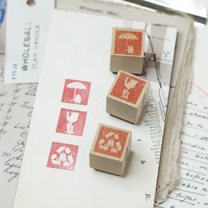 Black Milk Project Rubber Stamp - Mini Delivery Icon set (3 stamps)