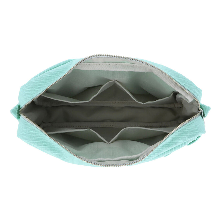 Delfonics Medium Carrying Pouch - Mint with Gray Zipper