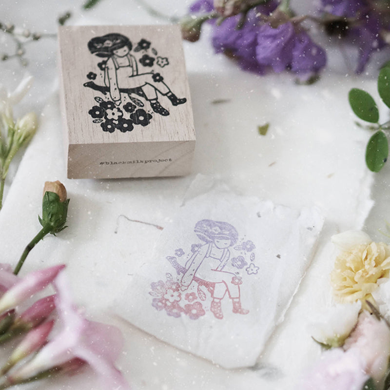 Pre Order: Black Milk Project BLOOM Rubber Stamp - Miss Bailey