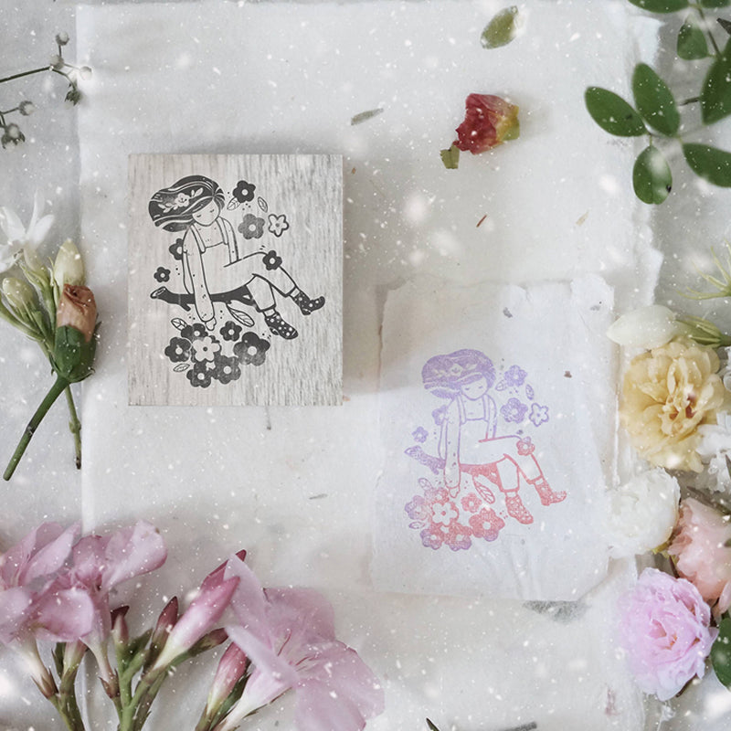 Pre Order: Black Milk Project BLOOM Rubber Stamp - Miss Bailey