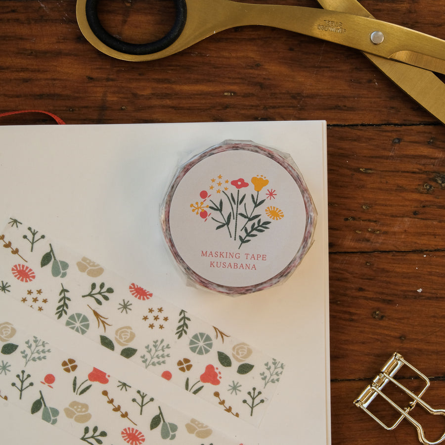Mizushima Masking Tape - Wild Flower - MT-KB