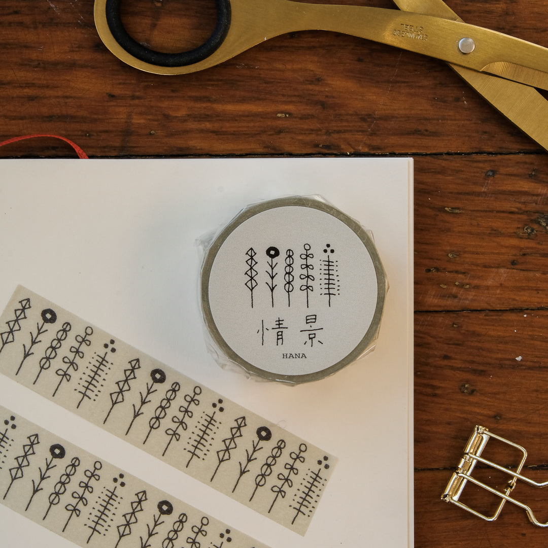 Mizushima x shunshun Masking Tape - JO-KEI Flower