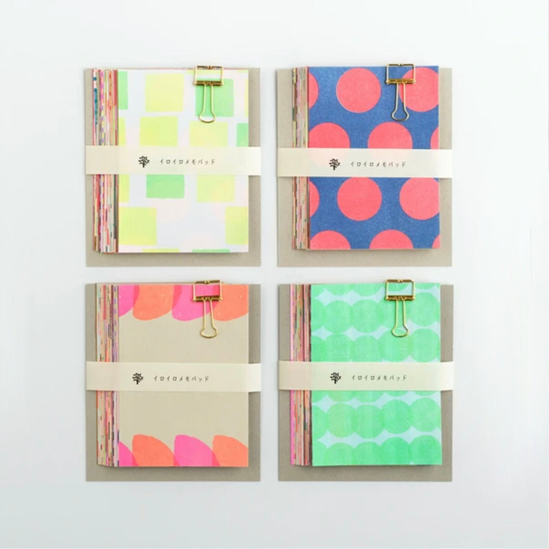 Mizushima IROIRO Memo Papers SM - Neon