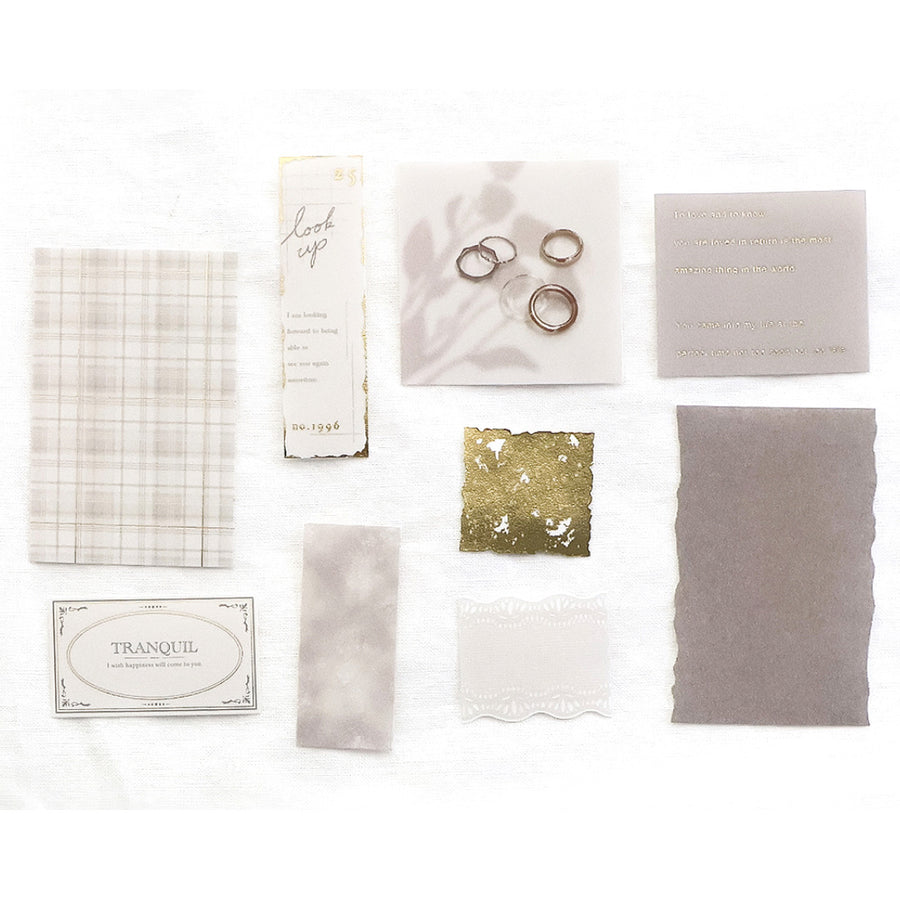 Mind Wave Every Moment Sticker Flakes - 81649 Gray