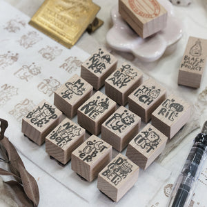 Black Milk Project Monthly Rubber Stamp Set - This Moment