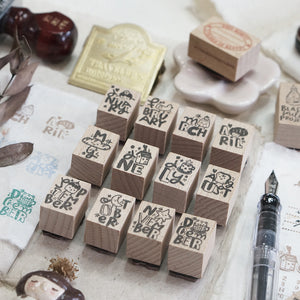 Black Milk Project Monthly Rubber Stamp Set - This Moment