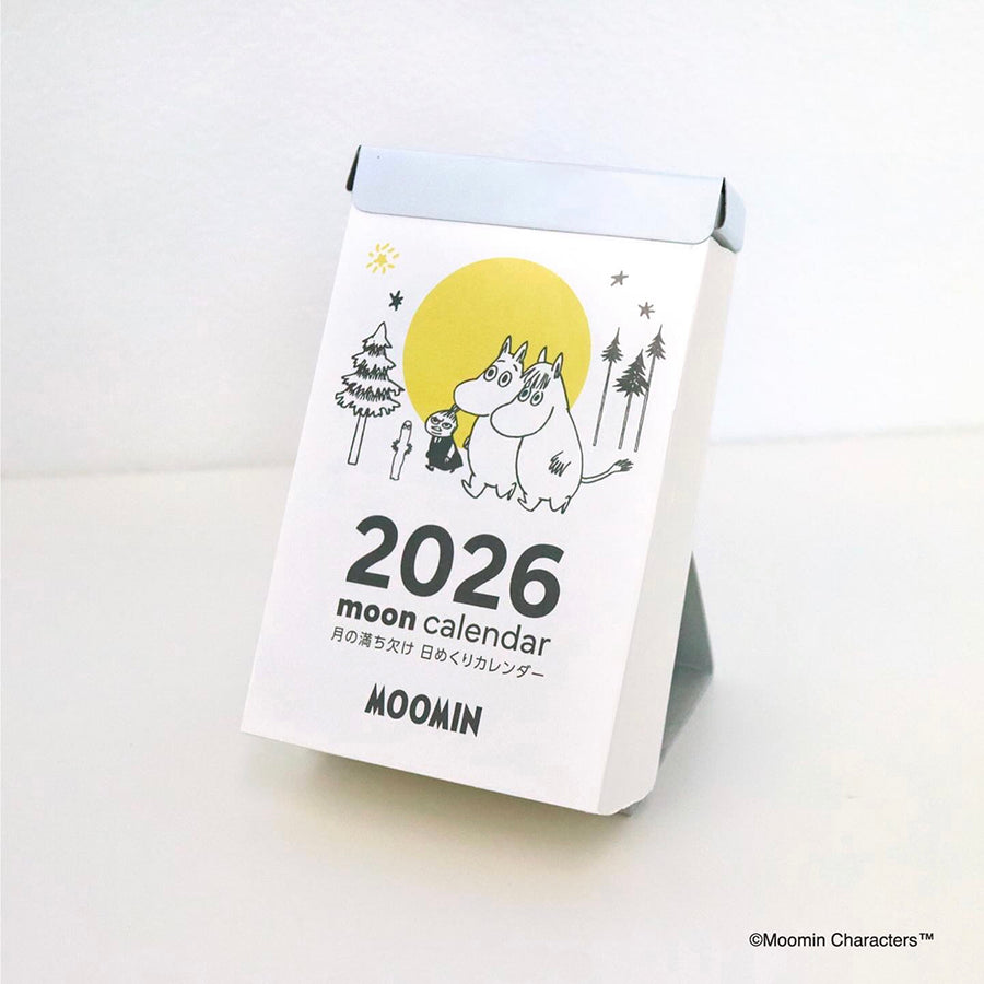 2026 Moomin Daily Tear Away Moon Phases Himekuri Calendar NK-4460