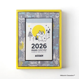 2026 Moomin Daily Tear Away Moon Phases Himekuri Calendar NK-4460