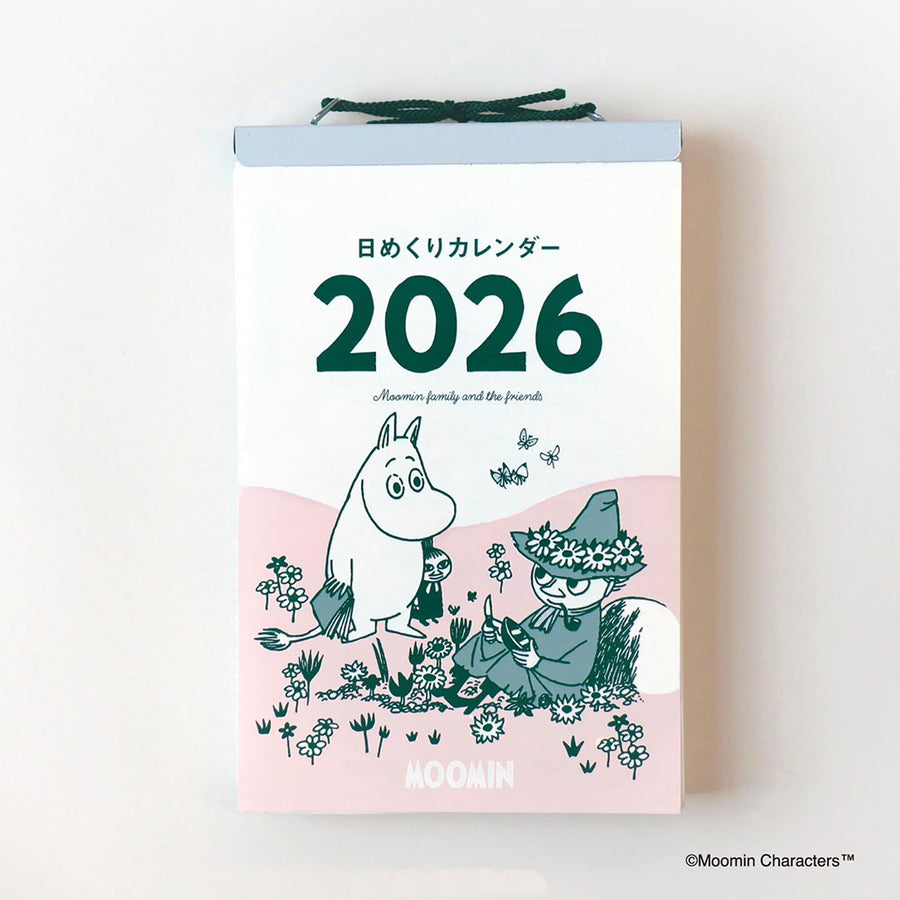 2026 Moomin Daily Tear Away Himekuri Calendar NK-4410