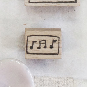 PRE ORDER: Black Milk Project FRAME Rubber Stamp - Music Notes BMP309