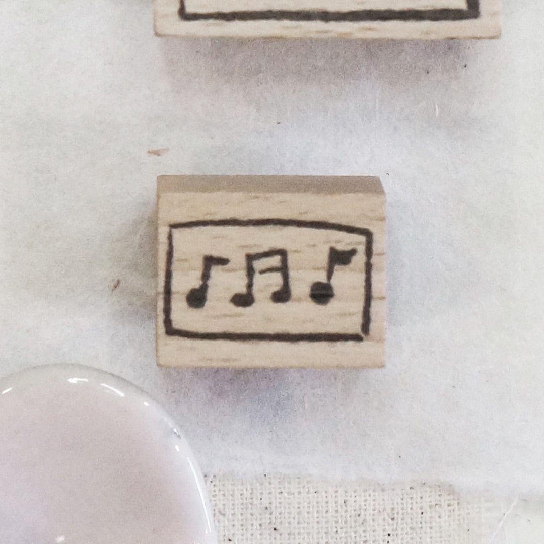 PRE ORDER: Black Milk Project FRAME Rubber Stamp - Music Notes BMP309