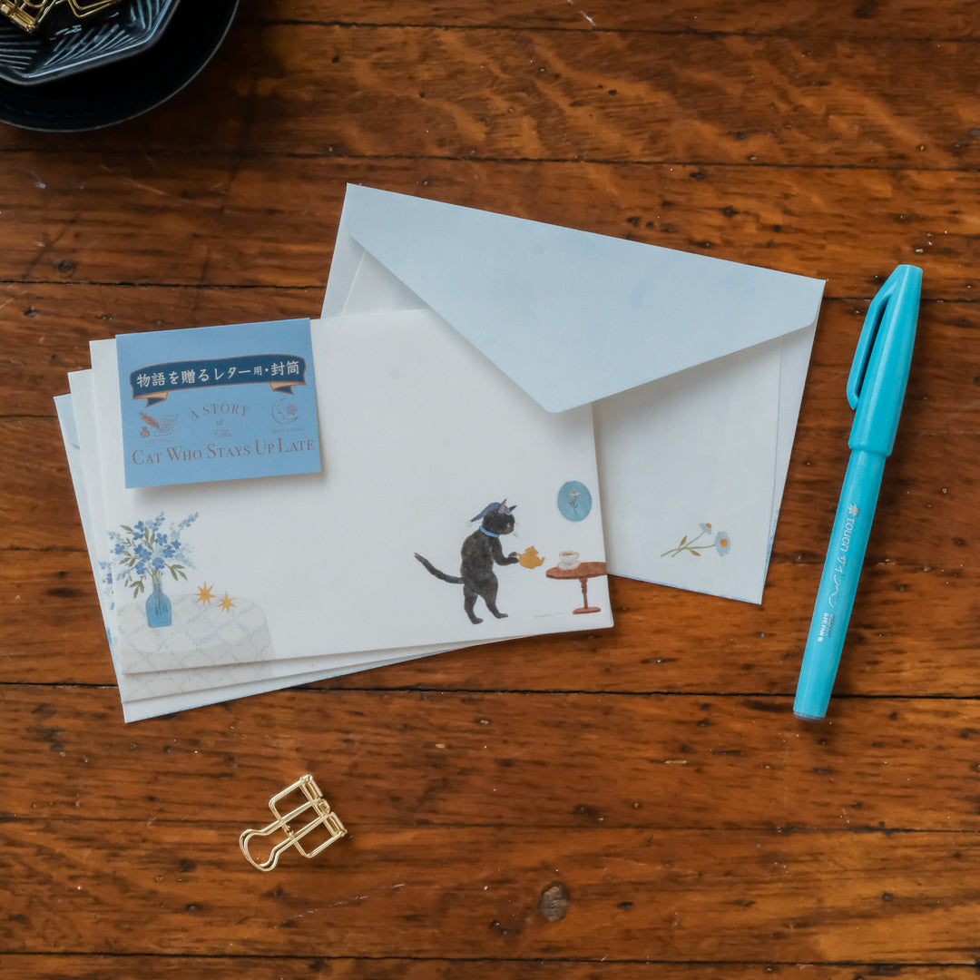 RESSA PANDA BOOKS - Storybook Envelopes - Black Cat