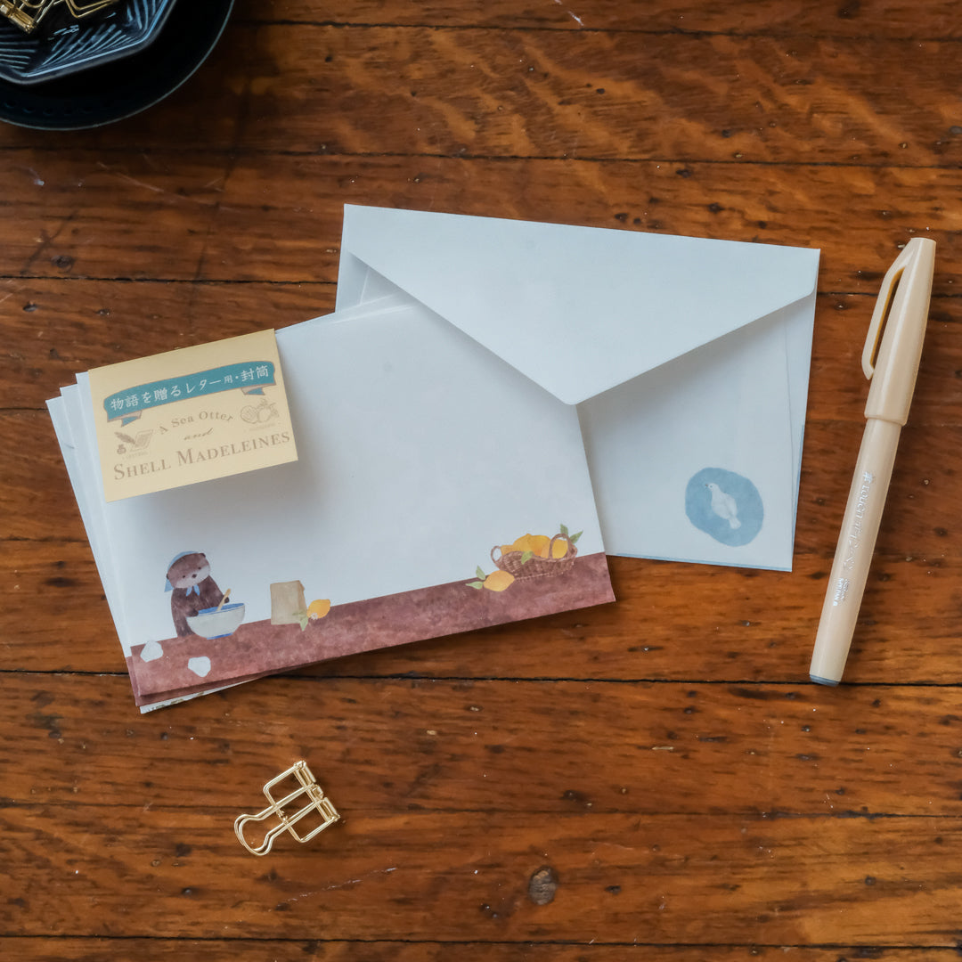 RESSA PANDA BOOKS - Storybook Envelopes - Otter with Madeleine