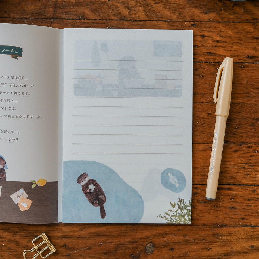 RESSA PANDA BOOKS -  Storybook Stationery Set - Otter and Madeleine