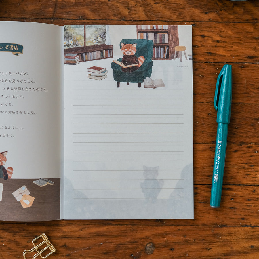 RESSA PANDA BOOKS -  Storybook Stationery Set - Red Panda