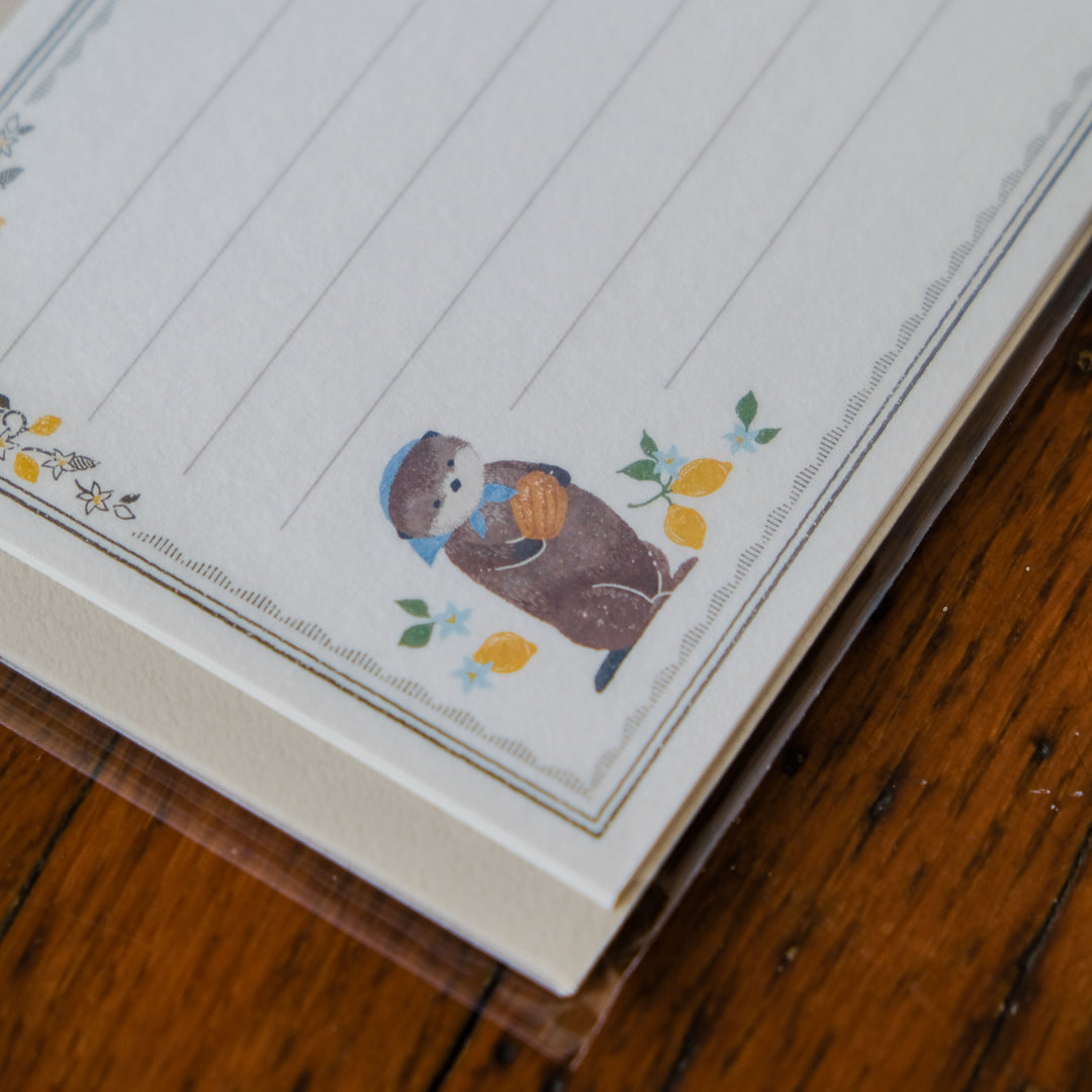 RESSA PANDA BOOKS - Storybook Mini Letter Set - Otter with Madeleine
