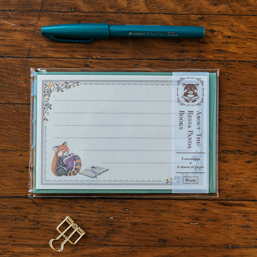 RESSA PANDA BOOKS - Storybook Mini Letter Set - Red Panda