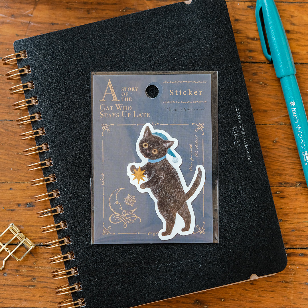 RESSA PANDA BOOKS - Storybook Animal Sticker - Black Cat