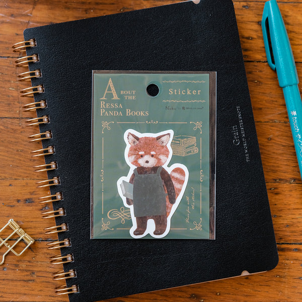 RESSA PANDA BOOKS - Storybook Animal Sticker - Red Panda - Paper Plus Cloth