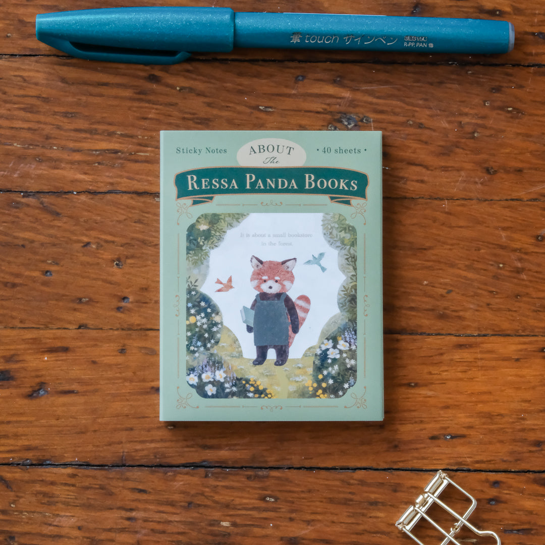 RESSA PANDA BOOKS - Storybook Sticky Notes - Red Panda